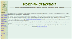 Desktop Screenshot of biodynamicstas.com